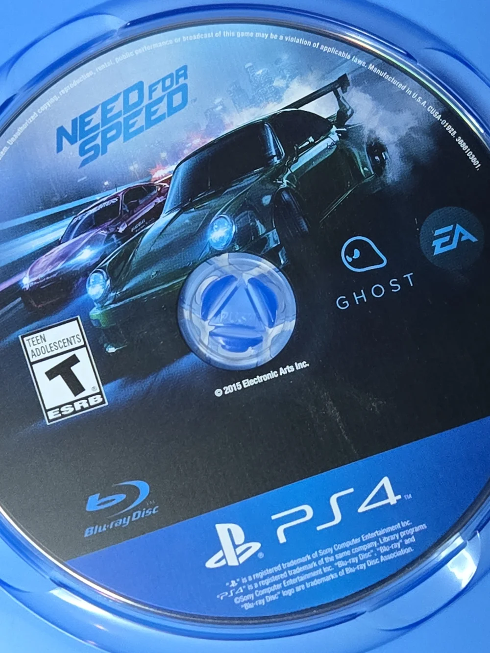 Sony PS4 Need for Speed – Video Game Complete, Tested, Working Playstation 4